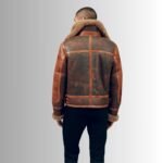 Handmade Shearling Jacket Vintage Mens Style