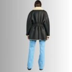 Black Shearling Women's Jacket