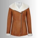 Premium Brown Leather Outerwear Women