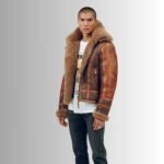 Vintage Shearling Jacket for Men