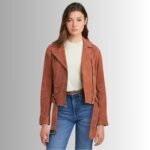 Women's Suede Biker Jacket