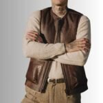 Men’s shearling vest