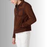 Handmade Brown Leather Jacket