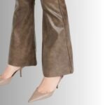 Brown skinny pants for fall outfits