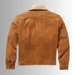 Men’s casual brown jacket suede