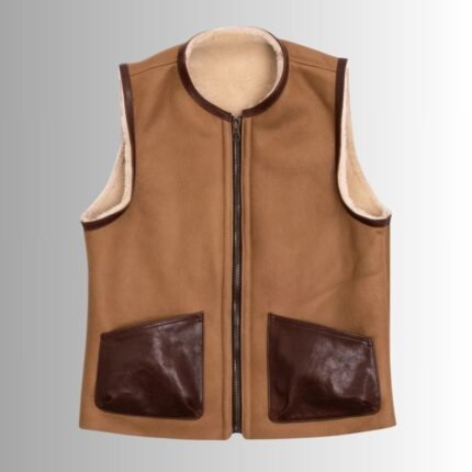 Shearling Vest for Men - Winter Fashion