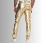 Best Gold Leather Pants for Party